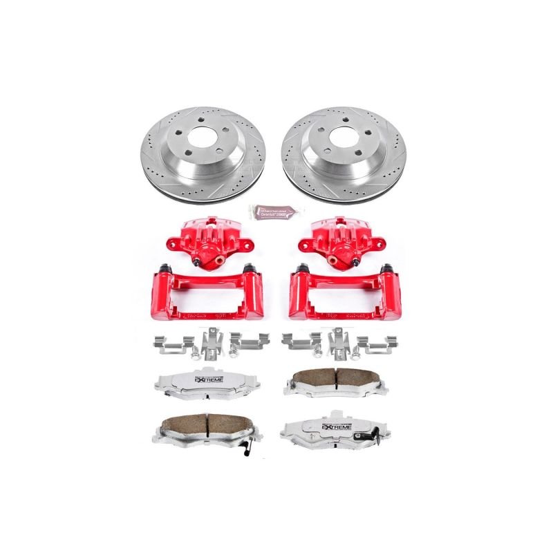 Power Stop 98 - 02 Chevrolet Camaro Rear Z26 Street Warrior Brake Kit w/Calipers - My Store