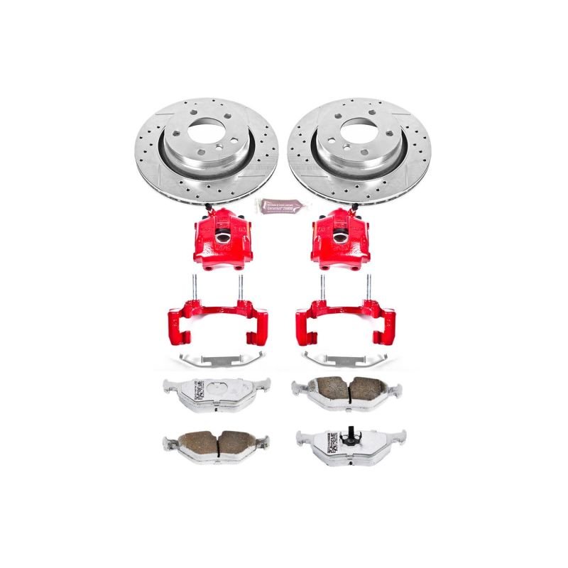 Power Stop 2000 BMW 323i Rear Z26 Street Warrior Brake Kit w/Calipers - My Store