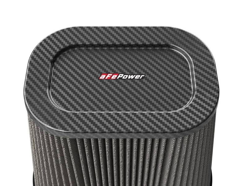 aFe Track Series Intake Pro DRY S Air Filter (7 - 1/2 x5 - 1/2)IN F x(9 - 1/4 x7 - 1/4)IN B x(6 x4)IN T x9IN - My Store