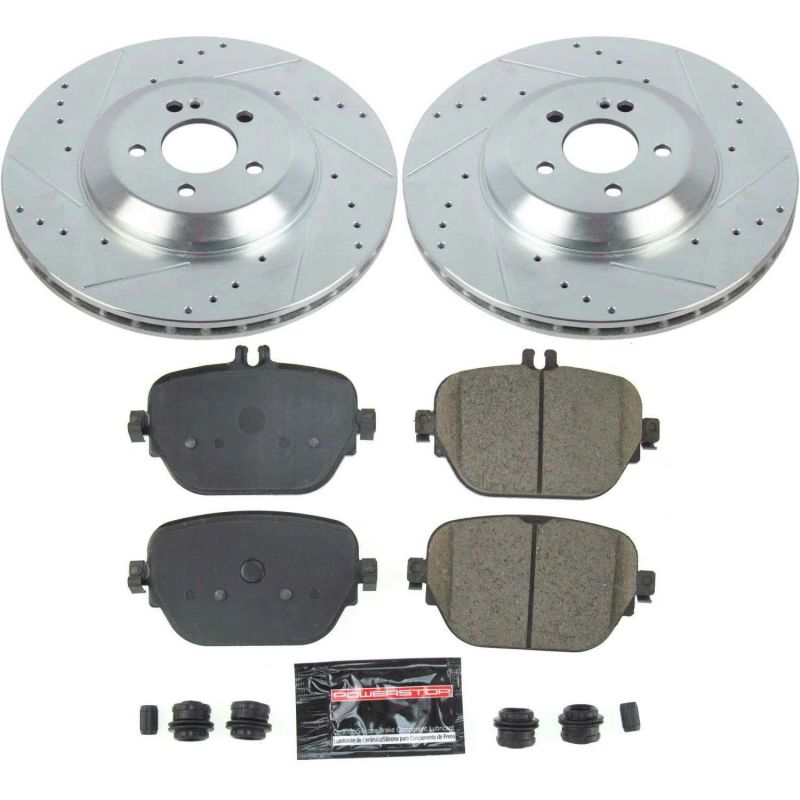 Power Stop 17 - 18 Mercedes - Benz E43 AMG Rear Z23 Evolution Sport Brake Kit - My Store
