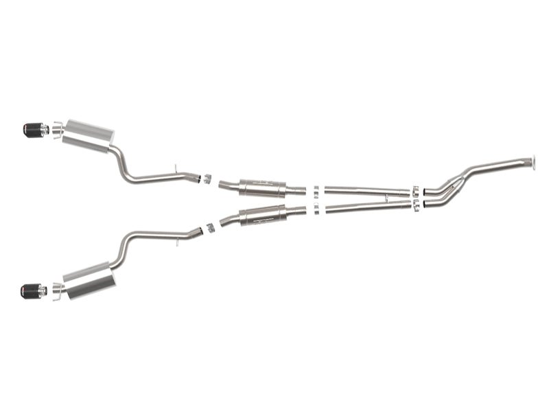 aFe POWER Takeda 16 - 17 Lexus IS200t L4 - 2.0L (t) 2.5in - 3in 304 SS CB Exhaust - Carbon Fiber - My Store