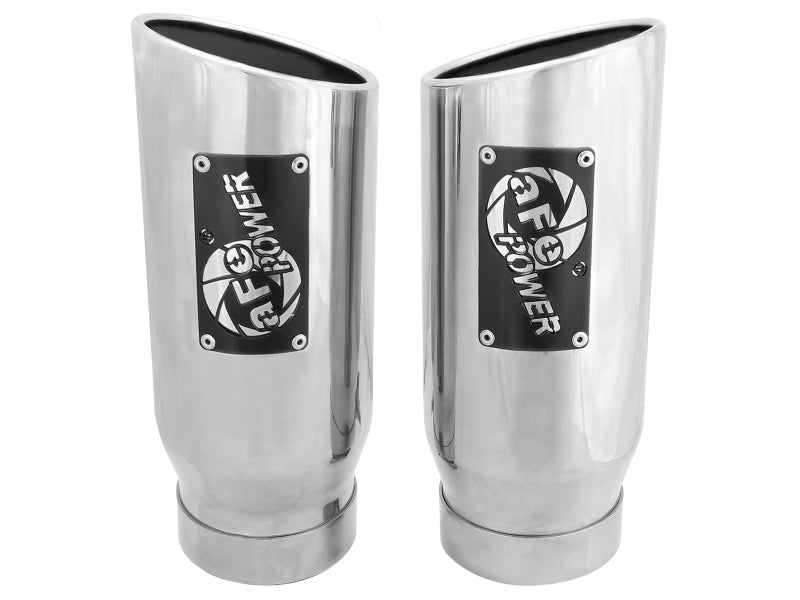 aFe MACH Force - Xp Universal Exhaust Tip 4 IN Inlet x 5 IN Outlet x 12 IN L - My Store