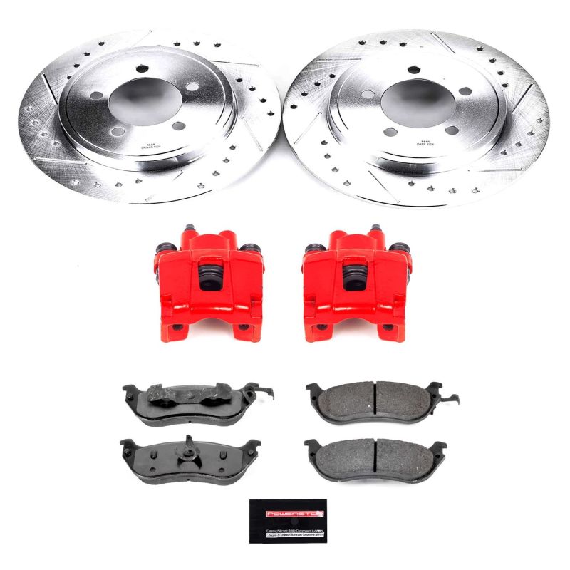 Power Stop 02 - 05 Ford Explorer Rear Z36 Truck & Tow Brake Kit w/Calipers - My Store