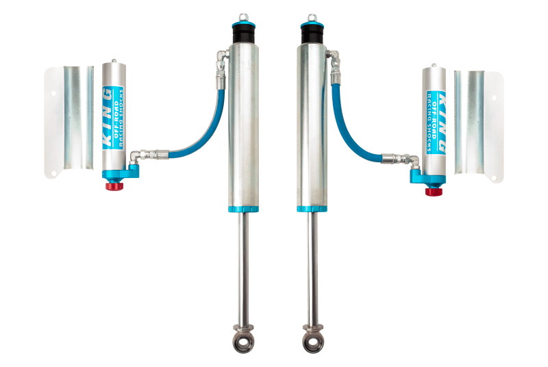 King Shocks 89 - 97 Toyota Land Cruiser 80 Rear 2.5 Dia Remote Res Shock 3 - 5in Lift w/Adjuster (Pair) - My Store