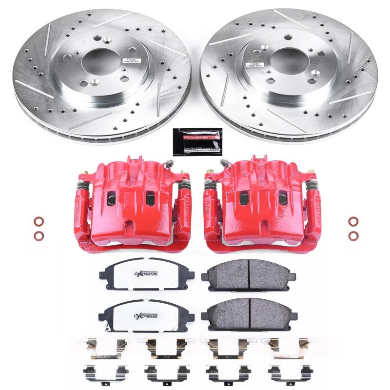 Power Stop 03 - 06 Acura MDX Front Z36 Truck & Tow Brake Kit w/Calipers - My Store