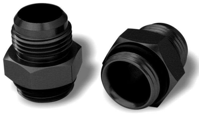 Moroso Vacuum Pump Fitting - 12An (Use w/Part No 22640/22641/22642) - Blue Anodized Aluminum - 2 Pack - My Store