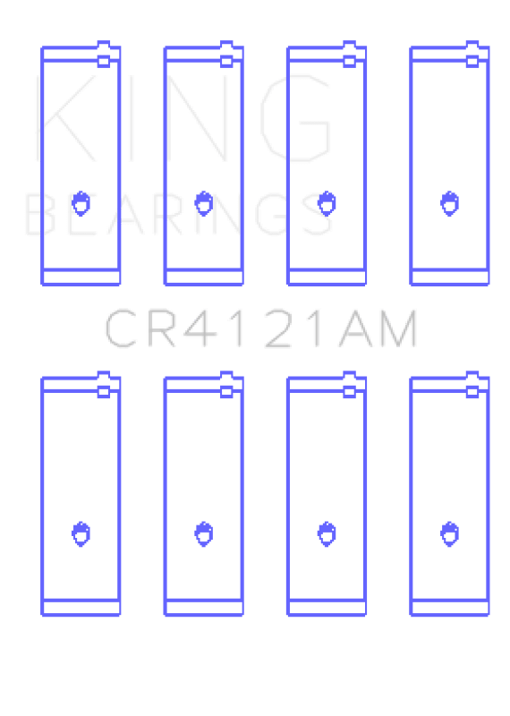 King Engine Bearings Toyota 7Afe/DOHC (Size +0.75mm) Connecting Rod Bearing Set - My Store