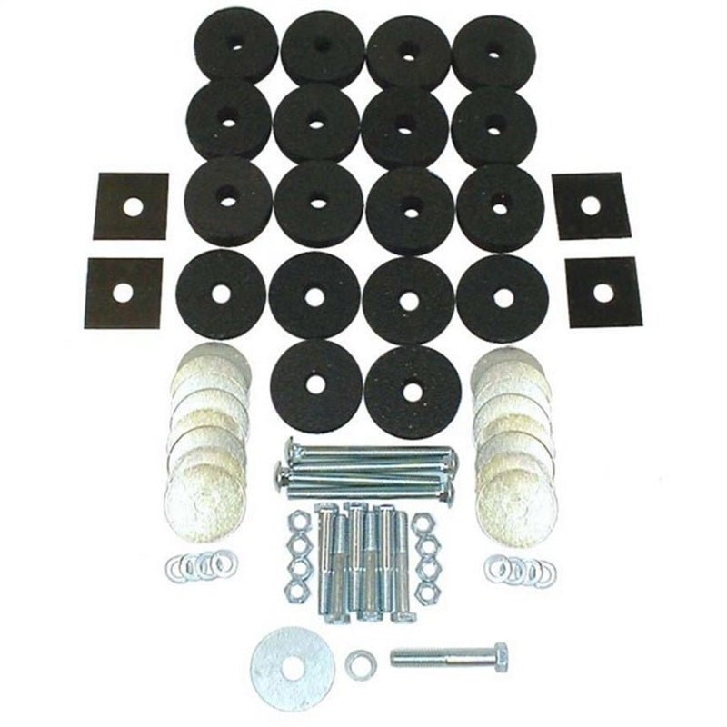 Omix Body Tub Mounting Kit 41 - 75 Willys & Jeep Models - My Store