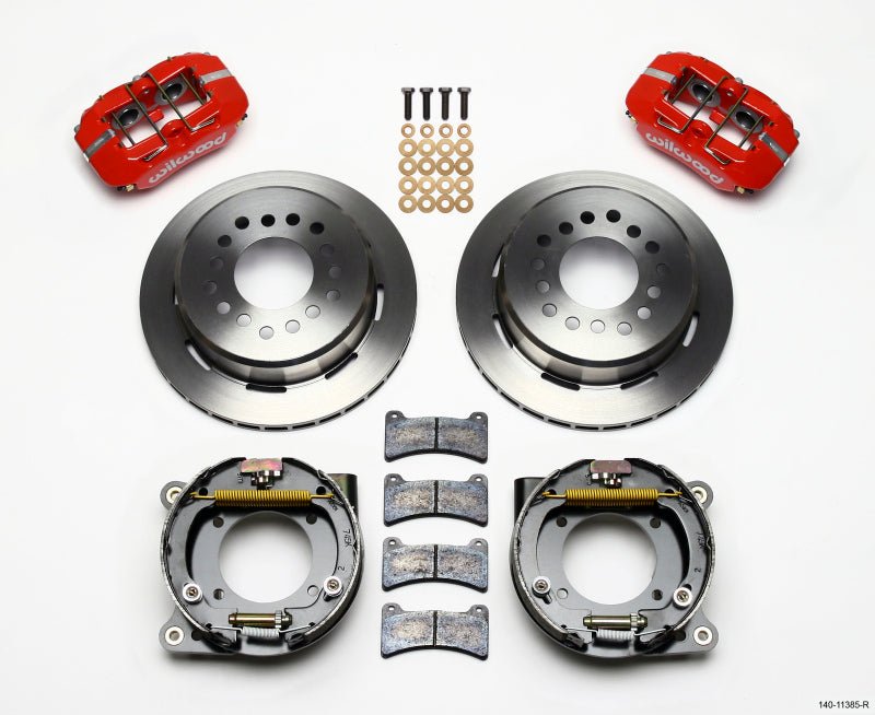 Wilwood Dynapro Low - Profile 11.00in P - Brake Kit - Red Chevy C - 10 2.42 Offset 5 - lug - My Store