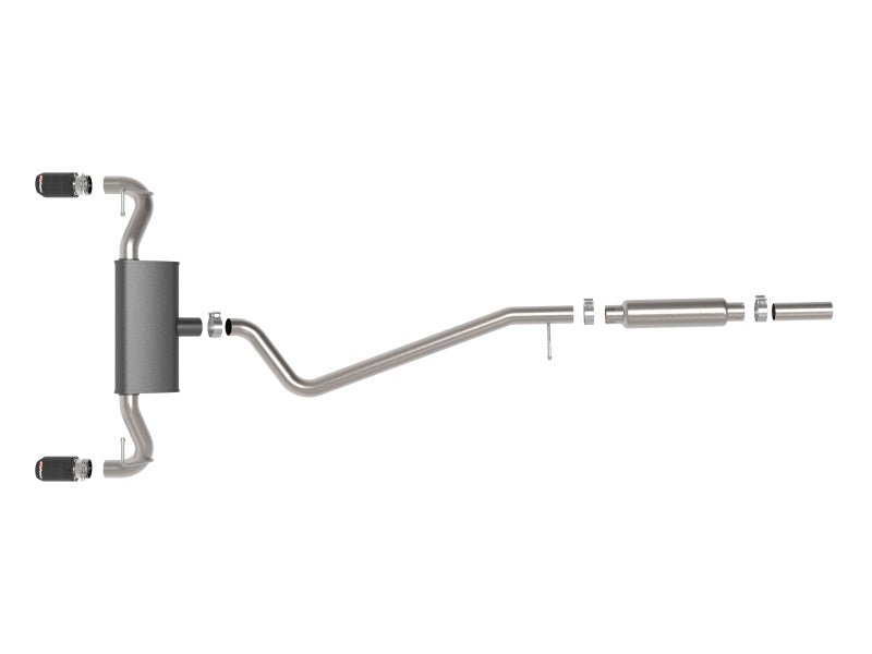 aFe Ford Bronco Sport 21 - 22 L3 - 1.5L (t)/L4 - 2.0L (t) Vulcan Cat - Back Exhaust System - Carbon Tips - My Store