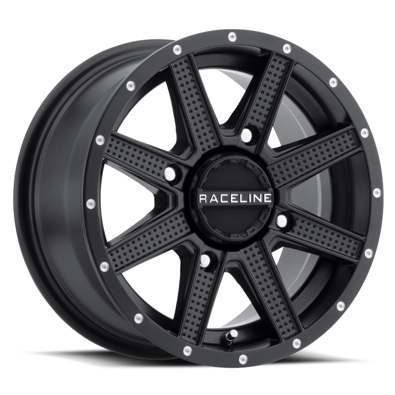 Raceline A92B Hostage 12x7in / 4x110 BP / 10mm Offset / 83.8mm Bore - Satin Black Wheel - My Store