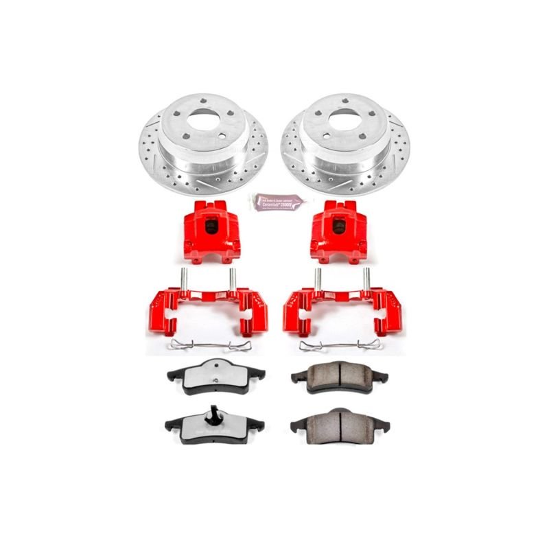 Power Stop 99 - 04 Jeep Grand Cherokee Rear Z36 Truck & Tow Brake Kit w/Calipers - My Store