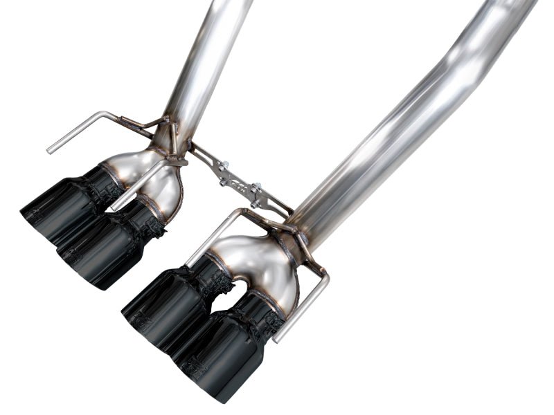 AWE Tuning 05 - 07 C6 Chevrolet Corvette 6.0L Track Edition Axle - Back Exhaust w/ Diamond Black Tips - My Store