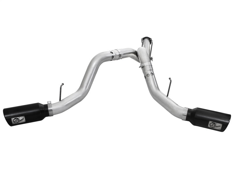 aFe Atlas Exhaust 4in DPF - Back Al Steel 11 - 14 Ford Diesel Trucks V8 - 6.7L (td) - My Store