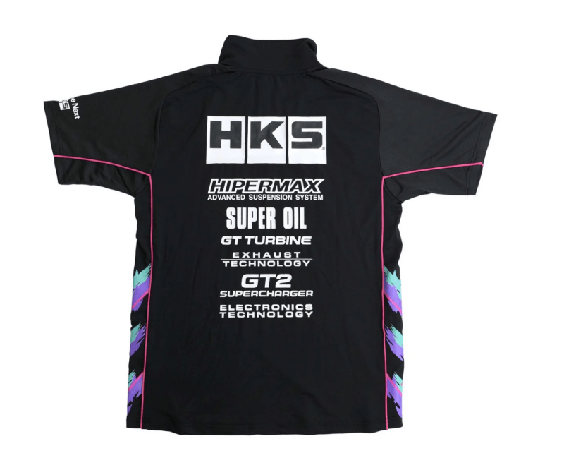 HKS TEAM HALF ZIP POLO SHIRT 2025 L - My Store