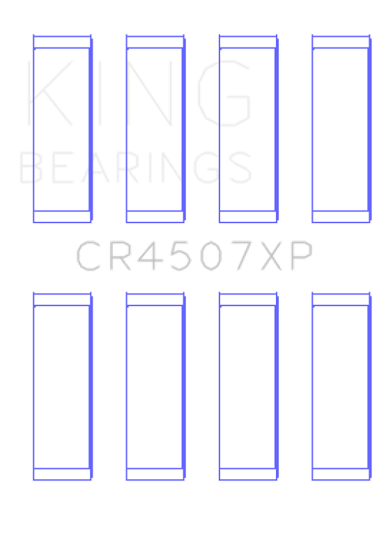 King Mazda MZR 2.3L 16V / Ford Duratec 2.3L 16V (Size .026) Connecting Rod Bearings (Set of 4) - My Store
