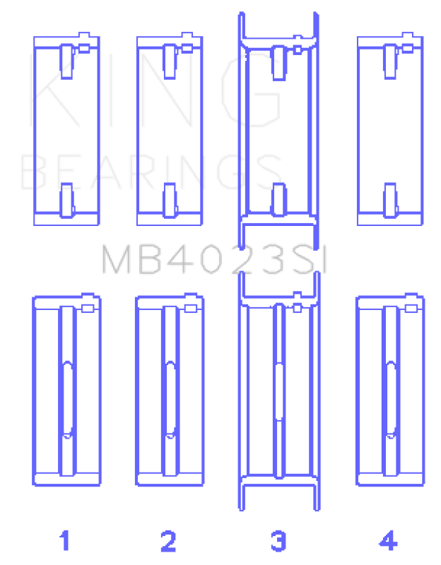 King Engine Bearings For FORD TAURUS V6 245CI/177CI/ Main Bearing - My Store