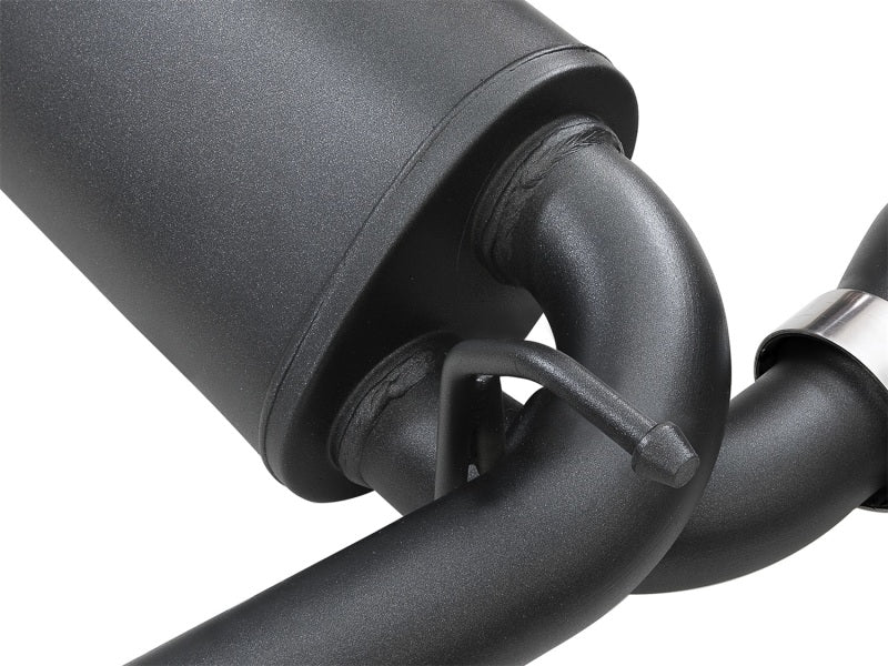 aFe Rebel Series 2.5in 409 SS Axle - Back Exhaust w/ Black Tips 2018+ Jeep Wrangler (JL) V6 3.6L - My Store
