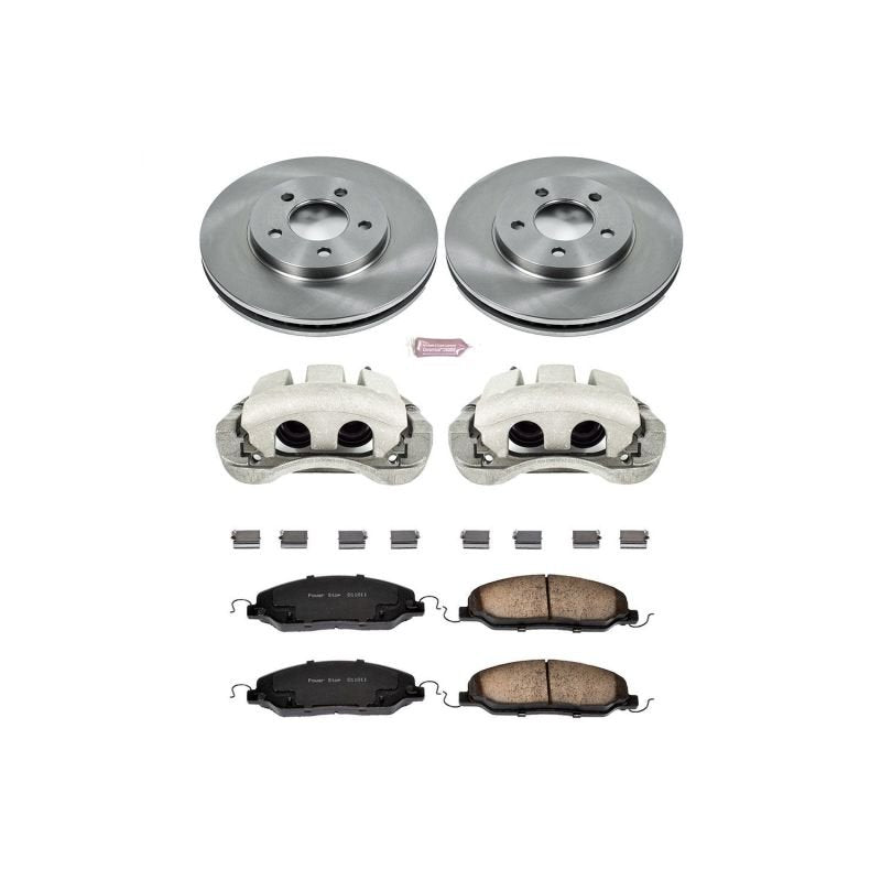 Power Stop 05 - 10 Ford Mustang Front Autospecialty Brake Kit w/Calipers - My Store