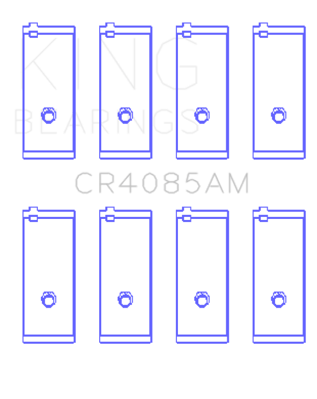 King Engine Bearings Toyota 2T/3T/3T - G/4T - G Connecting Rod Bearing Set - Size STD - My Store