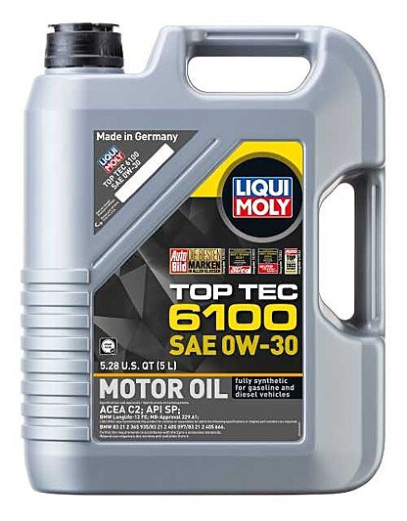 LIQUI MOLY 5L Top Tec 6100 Motor Oil SAE 0W30 - My Store