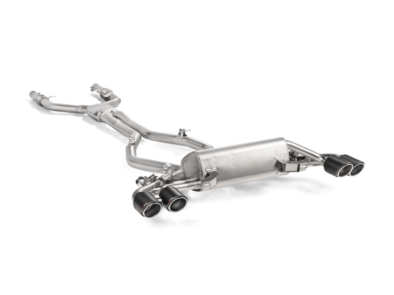 Akrapovic 17 - 19 Alfa Romeo Giulia Quadrifoglio Evolution Link Pipe Set (Titanium) - My Store