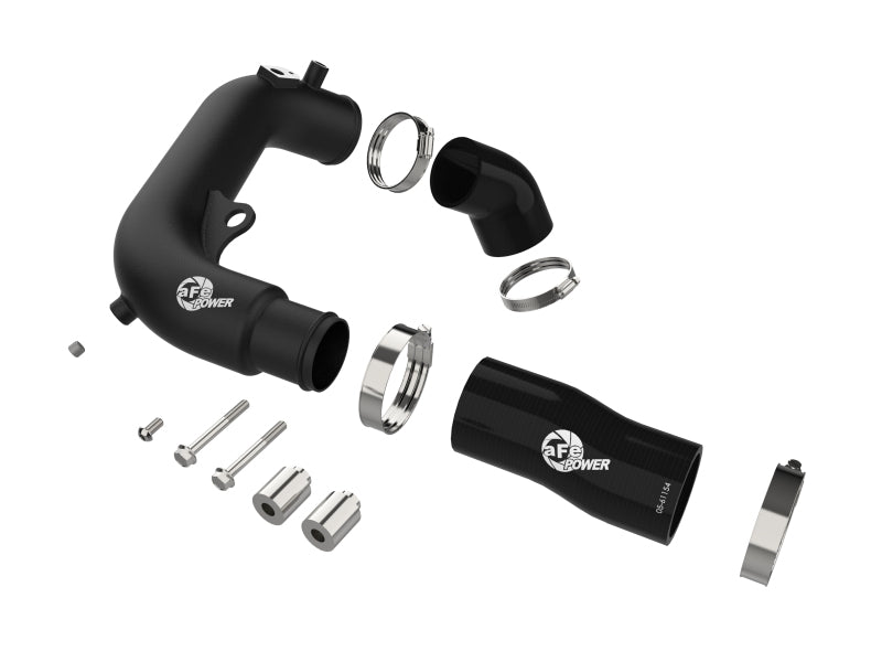 aFe 2024+ Jeep Wrangler JL L4 - 2.0L (t) BladeRunner 2 - 1/2in Aluminum Hot Charge Pipe - Black - My Store