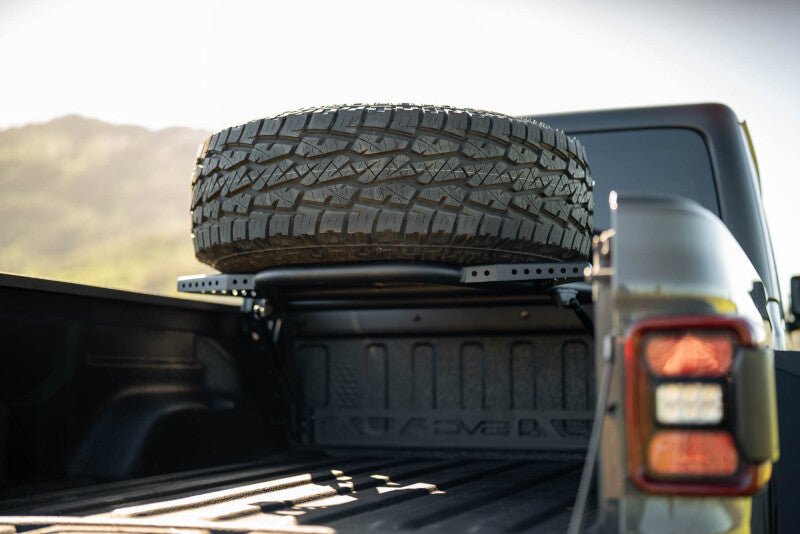DV8 Offroad 2020+ Jeep Gladiator JT Adjustable In - Bed Tire Carrier - My Store