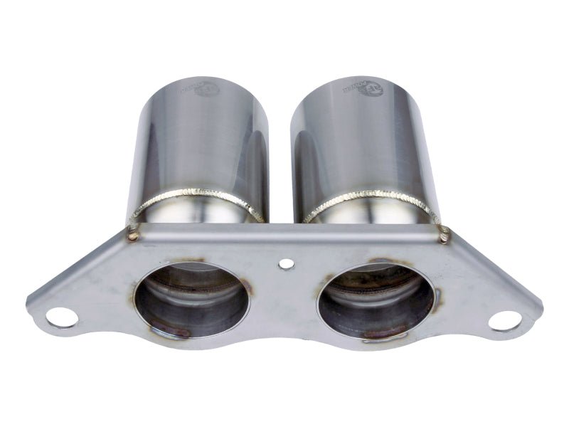 aFe Power Mach Force Xp 4in 304 SS Bolt - On Exhaust Tips Brushed 14 - 19 Porsche 911 GT3 3.8L/4.0L - My Store