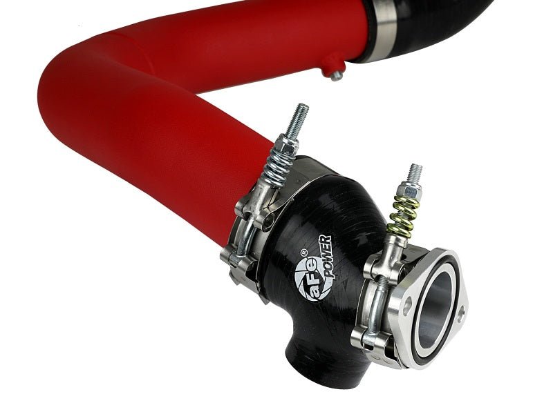 aFe BladeRunner 2.5in Aluminum Hot Side Charge Pipe 15 - 20 Subaru WRX 2.0T - Red - My Store