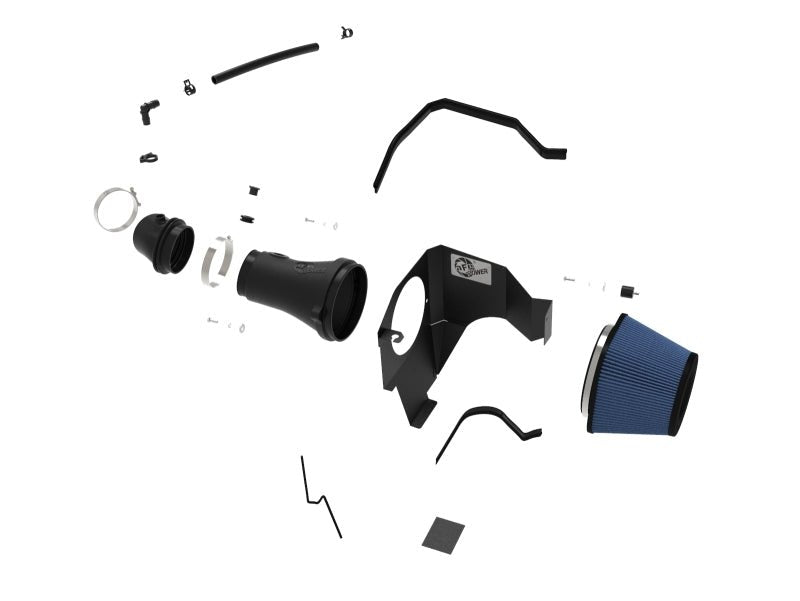 aFe 17 - 18 Dodge Challenger/Charger Magnum FORCE Stage - 2XP Cold Air Intake System w/Pro DRY S - Black - My Store