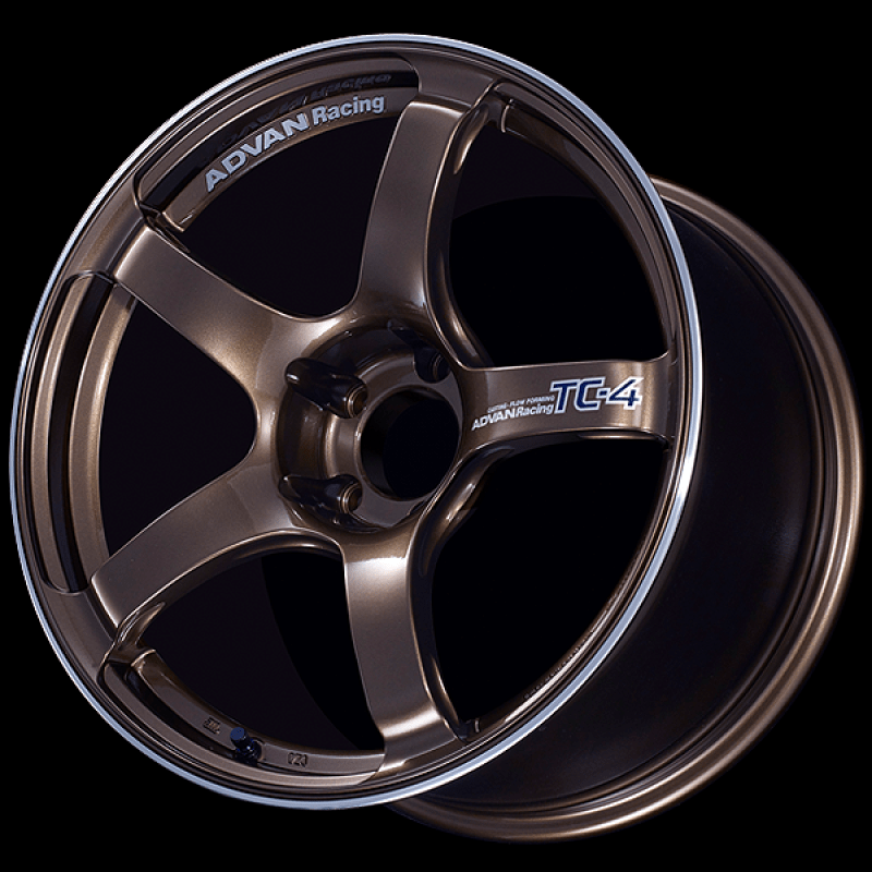 Advan TC4 18x9.5 +45 5 - 100 Racing Umber Bronze & Ring Wheel - My Store