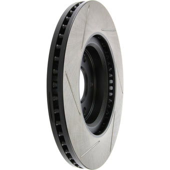 compare product StopTech 13-15 Nissan Pathfinder Slotted Front Left Rotor