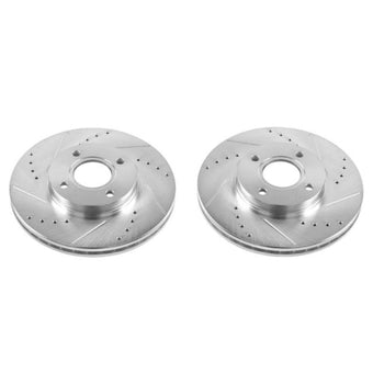 compare product Power Stop 14-19 Ford Fiesta Front Evolution Drilled & Slotted Rotors - Pair