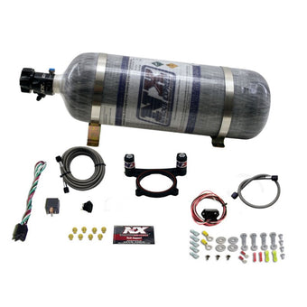 compare product Nitrous Express 11-15 Ford Mustang GT 5.0L Coyote 4 Valve Nitrous Plate Kit (50-200HP) w/Comp Bottle