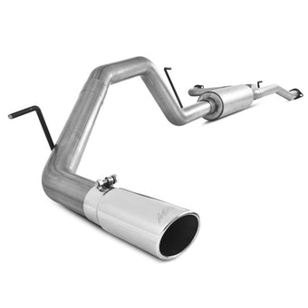 compare product MBRP 2007-2009 Nissan Titan 5.6L EC/CC Cat Back Single Side