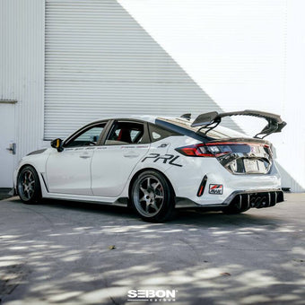 compare product Seibon 23-24 Honda Civic Type R MB-Style Carbon Fiber Rear Spoiler