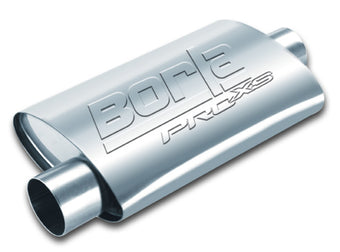 compare product Borla 2.5in Inlet/Outlet Center/Offset Oval ProXS Muffler