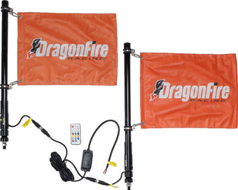 compare product DragonFire Racing 2Ft Spiral Led Whip - Black