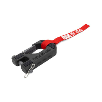 compare product Borne Off-Road Winch Hook - 3/8in Rope - Hand Strap - Red