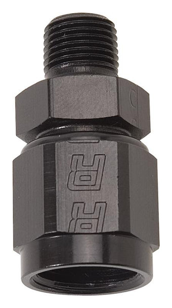 compare product Russell Performance Straight AN Female to Male NPT (Black)