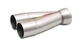 compare product Vibrant 2-1 SS Merge Collectors (2in Inlet Slipover ID 2-1/2in Outlet OD) - Sold Individually
