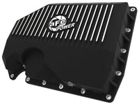 aFe 05 - 19 VW 1.8L/2.0L w/o Oil Sensor Engine Oil Pan Black POWER Street Series w/ Machined Fins - My Store