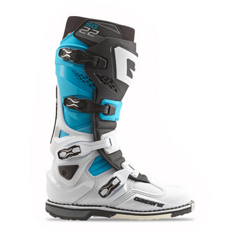 compare product Gaerne SG22 Limited Edition Boot White/Black/Light Blue Size - 11