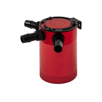 compare product Mishimoto Compact Baffled Oil Catch Can 3-Port - Red