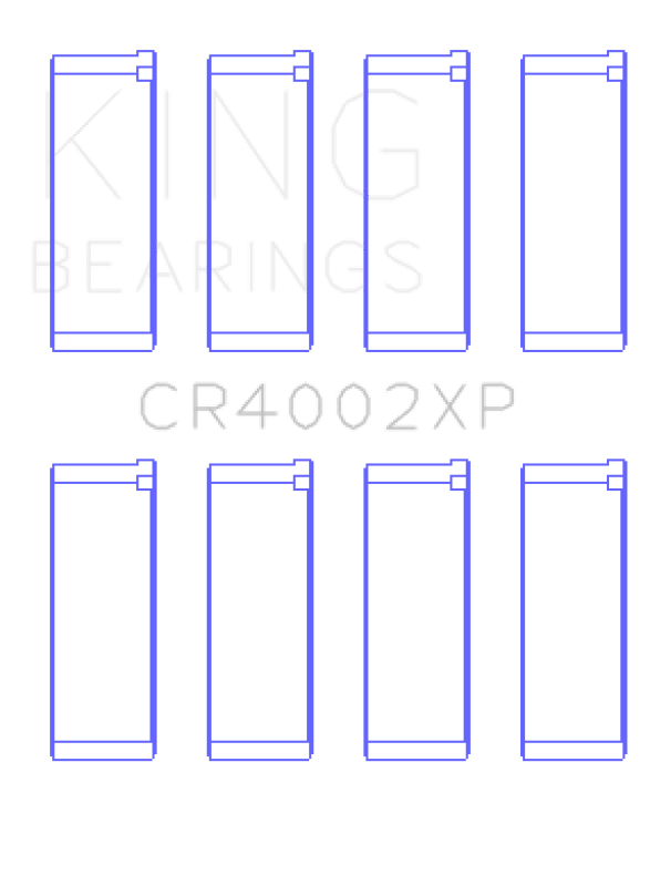 King Engine Bearings Mazda B6/B6 - T/ZM/B3/B5 Connecting Rod Bearings (Set of 4) - Size +.026mm - My Store