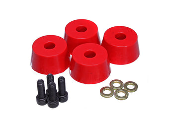 compare product Energy Suspension 96-02 Toyota 4Runner Front Hyper Flex Red Bump Stop Set
