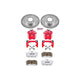 Power Stop 00 - 06 Audi TT Quattro Rear Z26 Street Warrior Brake Kit w/Calipers - My Store