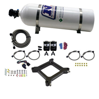 compare product Nitrous Express 4150 Assassin Plate Pro Power Nitrous Kit (100-500HP) w/15lb Bottle