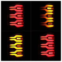 AlphaRex 14 - 18 Chevrolet Silverado Luxx - Series LED Tail Lights Black w/Activ Light/Seq Signal - My Store